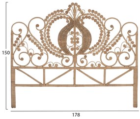 Κεφαλάρι Κρεβατιού Rattan Επαγγελματική Χρήση 178x150 εκ.