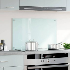 vidaXL Πλάτη Κουζίνας Γαλακτώδες 80 x 50 εκ. από Ψημένο Γυαλί