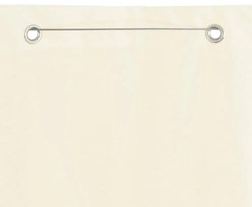vidaXL Διαχωριστικό Βεράντας Κρεμ 160 x 240 εκ. Ύφασμα Oxford
