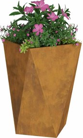 vidaXL Γλάστρα 2 pcs Σκ rusty 50 x 50 x 75 cm