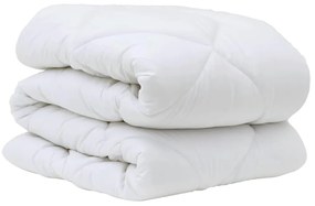 vidaXL Πάπλωμα με μαξιλάρι 2 pcs Λευκό Μικροΐνες