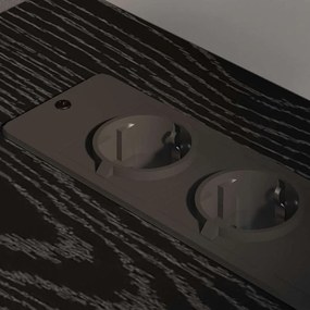 vidaXL Γραφείο Ντουλάπι Μαύρη δρυς 76 x 41 x 72 cm Επεξεργασμένο ξύλο