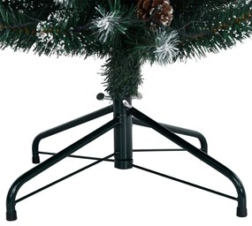 vidaXL Χριστουγεννιάτικο Δέντρο Τεχνητό Slim με 150 LED 150 εκ.