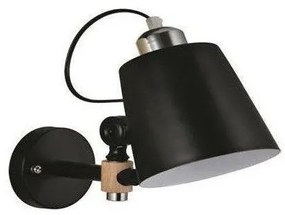 Απλίκα Φωτιστικό Τοίχου YQ-4003 SAM μαύρο ή λευκό Homelighting-77-4497-Μαύρο 77-4497