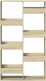 vidaXL Βιβλιοθήκη Sonoma Δρυς 100x33x175 εκ. από Επεξεργασμένο Ξύλο