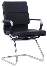 Intrahome Καρέκλα γραφείου επισκέπτη Tokyo Intrahome μαύρο pu 55.5x48x88εκ | SKU: INTRAPA-388111119