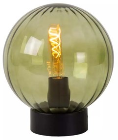 Φωτιστικό Επιτραπέζιο Lucide 45593-01-33 MONSARAZ Πράσινο (Green)|Μελί (Amber)