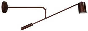 Φωτιστικό Τοίχου - Απλίκα HL-3558-1 M 77-3913 Sherry Old Copper  Homelighting Metal