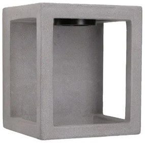 Απλίκα Φωτιστικό Τοίχου Led Τσιμέντο Box PX-0527-CEM ForLight-PX-0527-CEM-Γκρι PX-0527-CEM