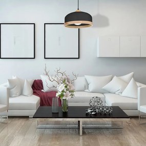 Κρεμαστό Φωτιστικό Studio Ø32cm Μαύρο