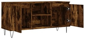 vidaXL Έπιπλο Τηλεόρασης Καπνιστή Δρυς 104 x 35 x 50 εκ. Επεξεργ. Ξύλο