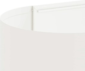 vidaXL Υψωμένο Κρεβάτι Κήπου Λευκό 120 x 40 x 40 εκ