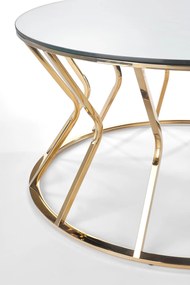 AFINA, coffee table, mirror / gold DIOMMI V-CH-AFINA-LAW