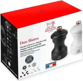 Αλατιέρα και πιπεριέρα λευκό/μαύρο - 0.00Χ0.00Χ10.00cm