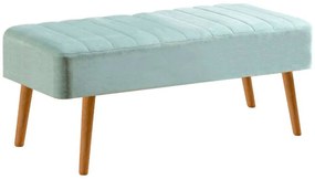 Σκαμπό Με Αποθηκευτικό Χώρο Vina 869VEL5305 110x40x46cm Natural-Light Green