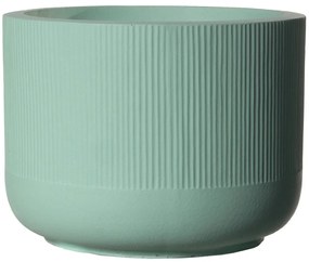Γλάστρα Πήλινη Οβάλ Petal D-4270-8 XL 52x52x36cm Green Supergreens Πηλός