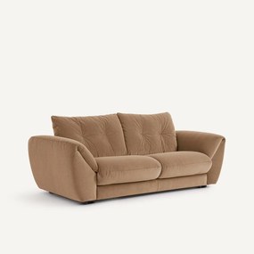 Καναπές-κρεβάτι 3 θέσεων από βελούδο stonewashed, EDGAR