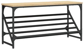 vidaXL Παπουτσοθήκη Sonoma Δρυς 90 x 30 x 45 εκ. Επεξεργασμένο Ξύλο