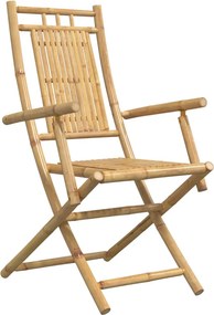 vidaXL Πτυσσόμενες Καρέκλες 8 τεμ. 53x66x99 εκ. Μπαμπού