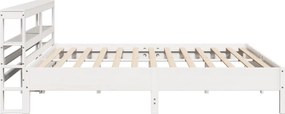 vidaXL Σκελετός Κρεβ. Χωρίς Στρώμα Λευκό 180x200 εκ Μασίφ Πεύκο