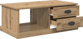 vidaXL Τραπεζάκι σαλονιού Artisan Oak 90 x 50 x 35 cm