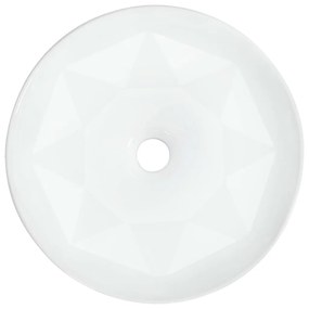 vidaXL Νιπτήρας Λευκός 36 x 14 εκ. Κεραμικός