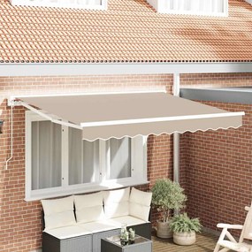 vidaXL Σκελετός Τέντας Μπεζ 250 x 200 cm Πολυεστέρας με Επικάλυψη PU