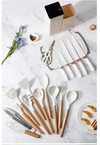 Πλήρες Σετ Κουζινικών 19 τεμαχίων με Θήκη - Complete 19-Piece Kitchen Set with Case
