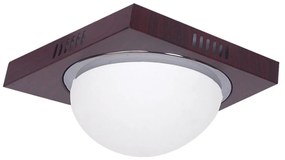 Φωτιστικό Οροφής - Πλαφονιέρα 77-1836 3083F Φ34 Teco Wood-Chrome Homelighting Μέταλλο,Γυαλί
