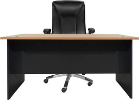 ΓΡΑΦΕΙΟ ΕΠΑΓΓΕΛΜΑΤΙΚΟ ABELINA 150x75x75 HM2016.01 ΓΚΡΙ-ΟΞΙΑ