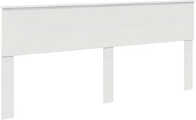 vidaXL Σκελετός Κρεβατιού Λευκό 200 x 200 cm Επεξεργασμένο ξύλο