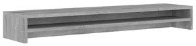 vidaXL Βάση Οθόνης Γκρι Sonoma 100x24x13 εκ. από Επεξεργασμένο Ξύλο