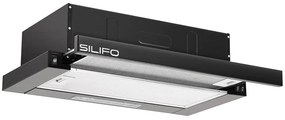 Silifo Απορροφητήρας Συρόμενος Sf6665 Μαύρος (4 Έτη Εγγύηση Ελληνικής Αντιπροσωπείας)