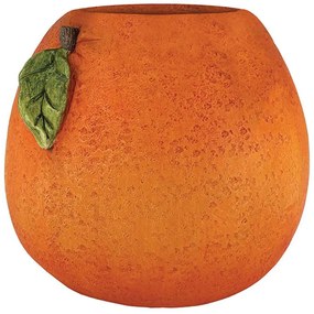 Κασπώ Φρούτο Πορτοκάλι 06-00-24566 Φ25,5x20cm Orange-Green Marhome Μαγνήσιο