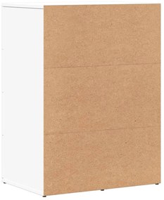 vidaXL Βοηθητικό Ντουλάπι Λευκό 59 x 39 x 80 εκ. Επεξεργασμένο Ξύλο