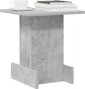 vidaXL End Table Σκυρόδεμα Γκρι 35,5 x 35 x 40 εκ Επεξεργασμένο ξύλο