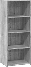 vidaXL Ντουλάπι Γκρι Sonoma 50x41x124 εκ. από Επεξεργασμένο Ξύλο