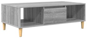 vidaXL με αποθήκευση με πόρτα Γκρι sonoma 103.5 x 60 x 35 εκ Επεξεργασμένο ξύλο