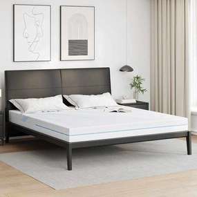 vidaXL Στρώμα Μέτρια σκληρό 180 x 200 cm Λευκό