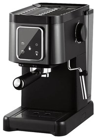 Finlux FEM-1698 Black Μηχανή Espresso 1100W Πίεσης 20bar, Μαύρη