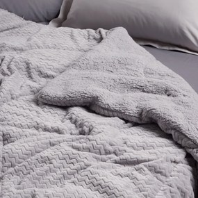Κουβερτοπάπλωμα Υπέρδιπλο (220x240) Das Home 1368 Grey