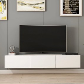 Σύνθεση Τηλεόρασης Λευκό ODROTO 180x32x30