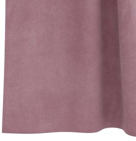 vidaXL Κουρτίνες με κουρτίνες 2 pcs Σκούρο Ροζ 140 x 140 cm Βελούδο