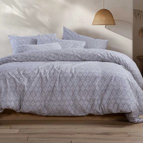 Φανελένια Σεντόνια Υπέρδιπλα (Σετ) Nef-Nef Homeware Flannel Torredo Grey Γκρι ΜΕ ΛΑΣΤΙΧΟ 160x200+32