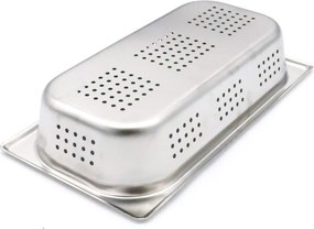 Gastronorm Container - 1/3 GN - 6,5cm Deep - Stainless Steel - Perforated