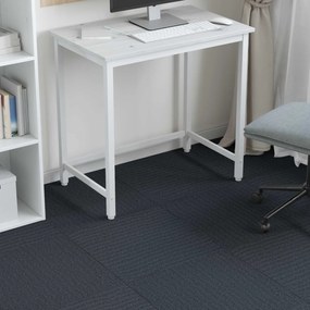 vidaXL Πλακάκι Χαλιού Μπλε Γκρι 50 x 50 cm 4 pcs
