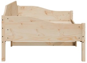 vidaXL Σκελετός Κρεβ. Χωρίς Στρώμα 80x200 εκ. Μασίφ Ξύλο Πεύκου