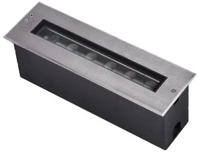 Ενδοδαπέδιο Φωτιστικό LED 9W IP67 3000K Χρώμιο E365 Zambelis-E365-Χρώμιο E365