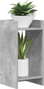 vidaXL Βάση φυτών 2 τεμ. Γκρι Σκυροδέματος 30 x 30 x 60 cm