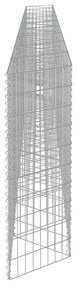 Συρματοκιβώτιο Τοίχος 630x30x100 εκ. από Γαλβανισμένο Χάλυβα - Ασήμι